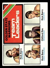 1975 TOPPS RICK BARRY 122 VG CLIFFORD RAY BASKETBALL GOLDEN STATE WARRIORS