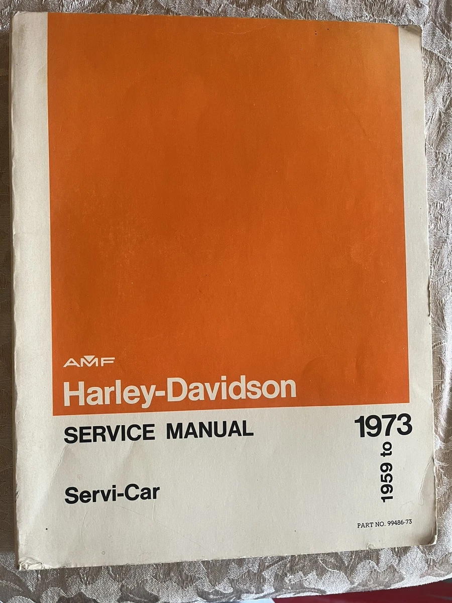 Harley-Davidson 1973 Year Motorcycle Repair Manuals & Literature