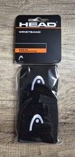 HEAD Wristband Schwei&szlig;band 2.5" - 2er Pack - schwarz - NEU