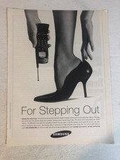 Samsung Flip Cellphone 1998 Vintage Print Ad Advert pa47