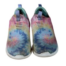 Skechers Kids Tie Dye Air Cooled Memory Foam Slip On Sneakers