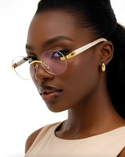 Eye Glasses Clear Lens Women Classy Sophisticated Sunglasses Festival Party New