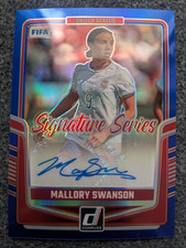2024-25 PANINI DONRUSS MALLORY SWANSON AUTOGRAPH SIGNATURE SERIES BLUE PRIZM/99