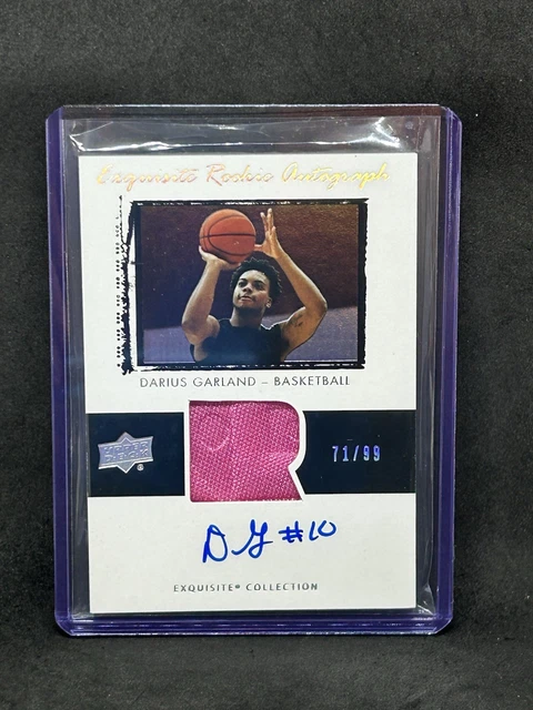 Darius Garland 2020 Upper Deck Goodwin Exquisite Rookie Patch Auto /99 RPA A7