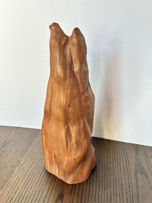 Vintage Wood Finished Cypress Knee Tree Root Florida Lamp Base Rustic Decor 13''