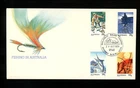 Postal History Australia #722-725 FDC Sport Fishing Sports Hobbies 1979 Sydney