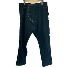 Used Vivienne Westwood Man Slacks Wool Pants Button Fly Deformed Plain Made In J