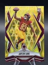 2025 Panini Phoenix #186 Jaylin Lane Yellow Lava Prizm #/125