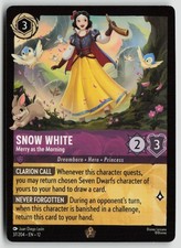 Snow White - Merry as the Morning Lightly Played 37/204 Wilds Unknown Lorcana