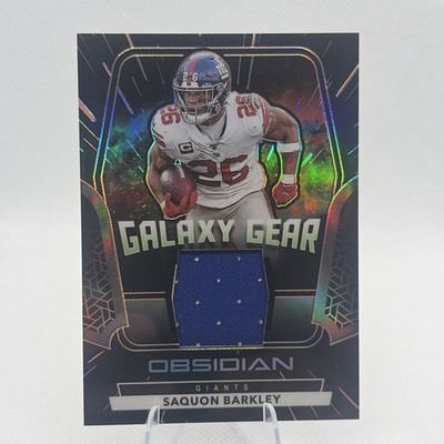 2020 Obsidian - Galaxy Gear Saquon Barkley #GG20 Electric Etch Orange /75 