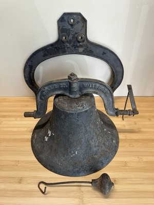 Antique (C.S. Bell & Co./No. 2) Cast Iron Bell With Yoke