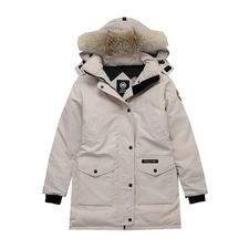☄Canada Goose Trillium Women's White thermal windproof down jacket
