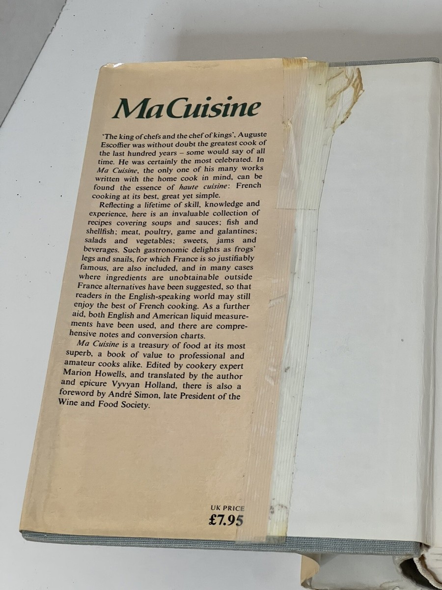 Ma CUISINE AUGUSTE ESCOFFIER（英語版） Ma Cuisine by Auguste Escoffier - A & W Publishers Inc