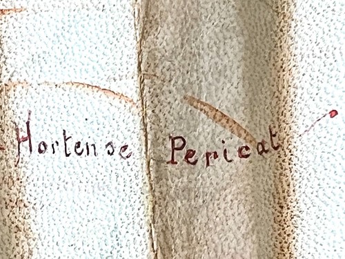 Von 2 verschiedenen Künstlern sign. handbemalter Perlmutfächer 19. Jahrhundert - Bild 14 von 22