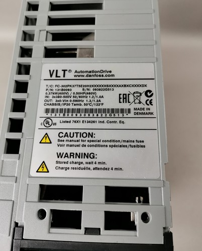 Danfoss 131B0093 FC-302PK37T5E20H2XXXXXXSXXXXAXBXCXXXXDX - Picture 3 of 3