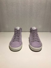 New Sam Edelman Avon High Top Leather Sneakers, Lilac - Girl's Size: 1M
