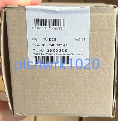 1 PCS NEW Phoenix relay module PLC-RPT-24DC/21 -21 2900330 IN BOX #W6 ...