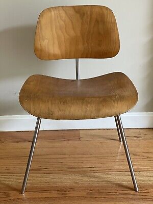 Vintage Eames Dining Chair DCM Molded Plywood Herman Miller Vintage Eames Dining Chair DCM Molded Plywood Herman Miller