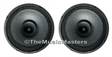 Pair 10 inch Full-Range Speakers Bass Mid Woofers 8 ohm Home Stereo Sound Studio
