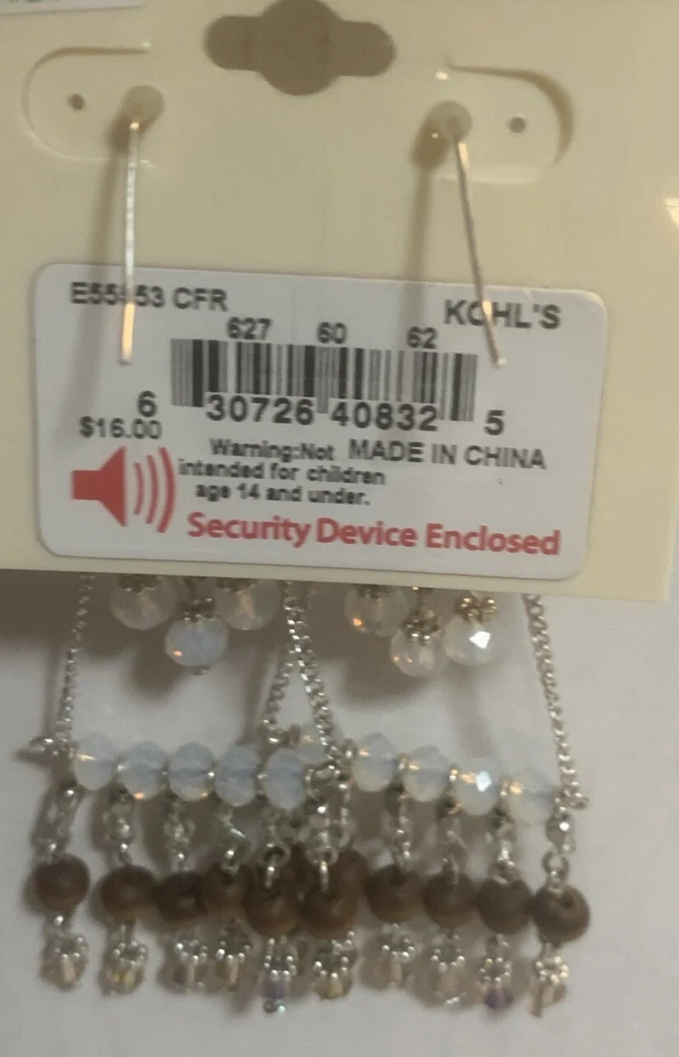 Pendientes perforados MUDD Foto 3 de 3