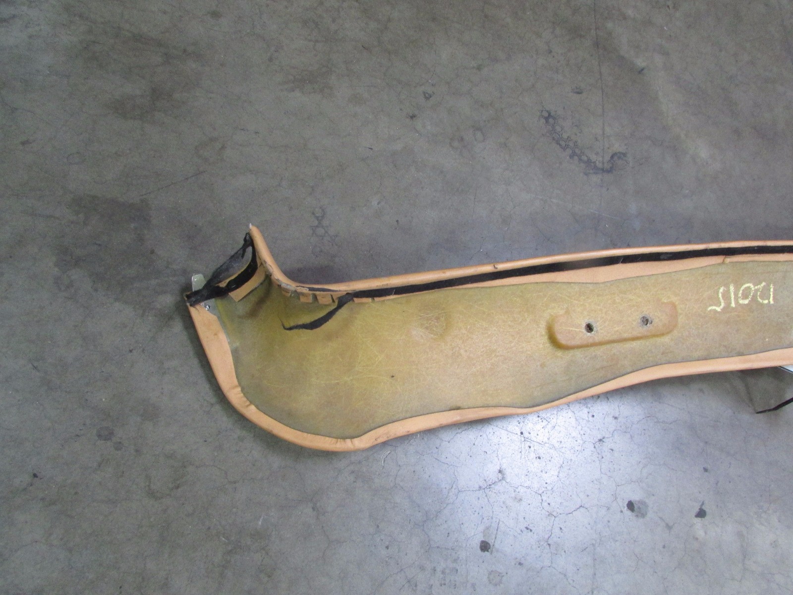 Ferrari 360, Upper Windscreen Windshield Cover Beige Leather, P/N 66301700