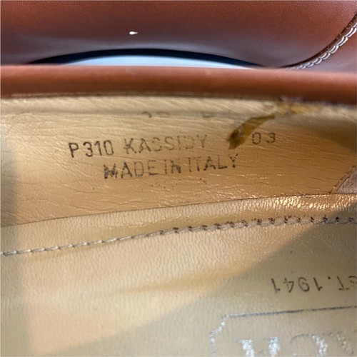 Coach Preppy Loafer Heels Women's Size 10 B Kassidy P310 Brown Leather Slip On - Picture 10 of 12