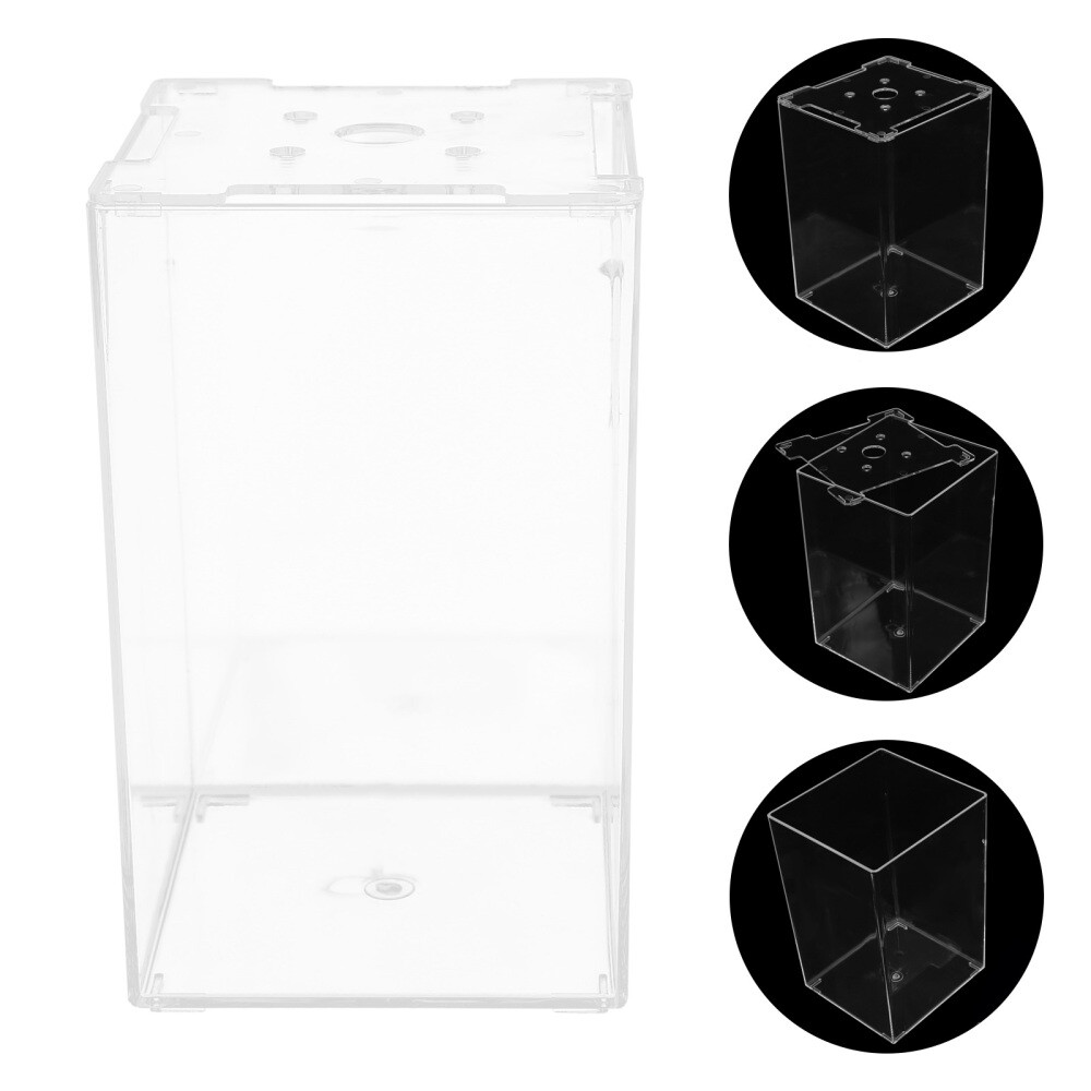 Small Desktop Aquarium Tank Tabletop Fish Tank Decor Fish Office Home