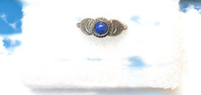 SHUBE’S MFG Signed $  SOUTHERWESTERN STERLING SILVER BLUE GEMSTONE RING Vintage