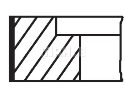 Mahle Original Piston Ring Kit 030 48 N2