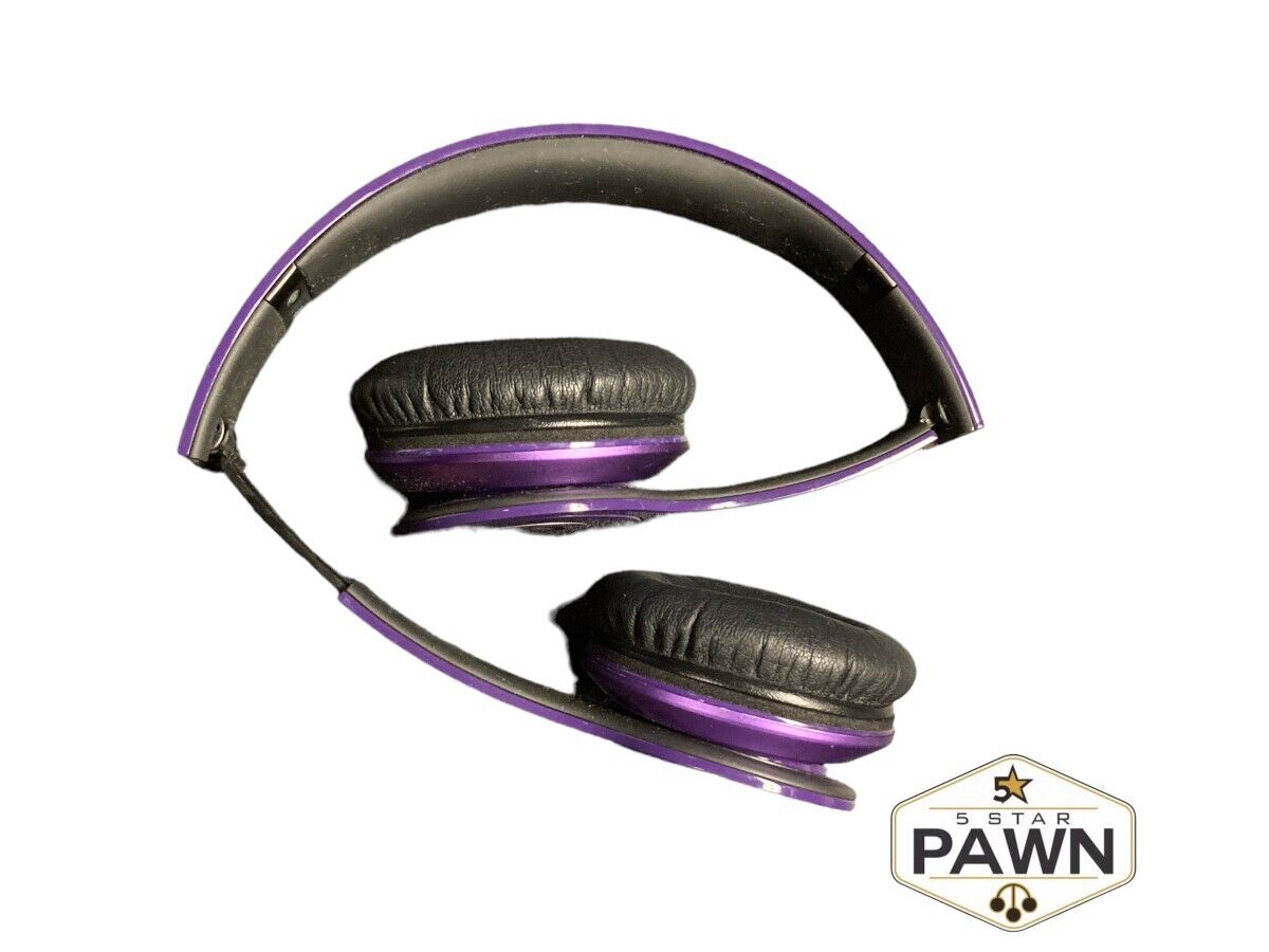 Beats Dr Dre Solo Hd Wired Headphones Purple Pre-Owned Great Beats Dr Dre Solo Hd Wired Headphones Purple Pre-Owned Great