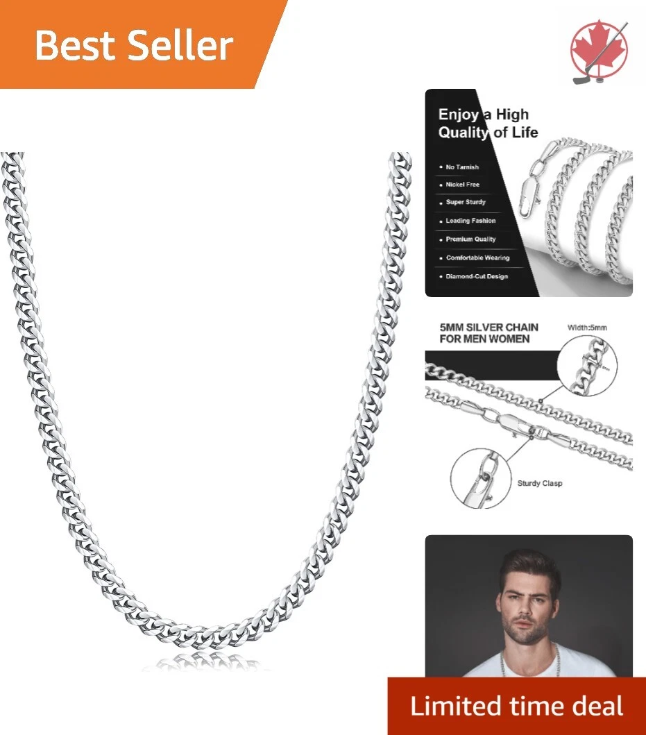 Neck chain silver design sale