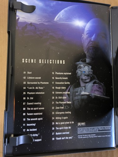 Final Fantasy: The Spirit Within (DVD, 2001) US Import Special Edition, LIKE NEW - 第 4/4 張圖片
