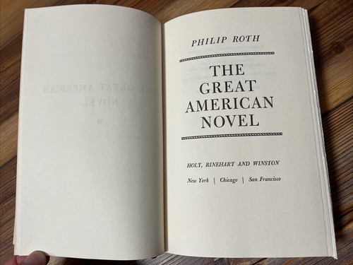 The Great American Novel by Philip Roth (Hardcover/DJ) 1973 - Picture 12 of 20