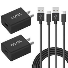 18W Fast USB Wall Charger, 2 Pack Quick Charge 3.0 Rapid Charging Block Compa...