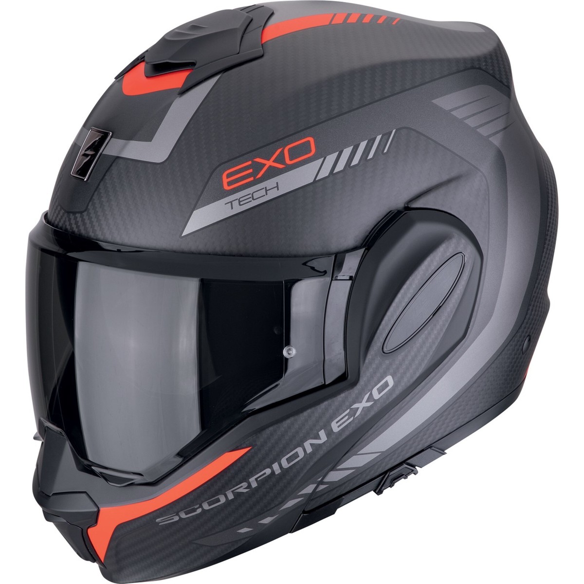 Scorpion Flip Helmet EXO-Tech Evo Carbon Cozy Motorcycle Helmet