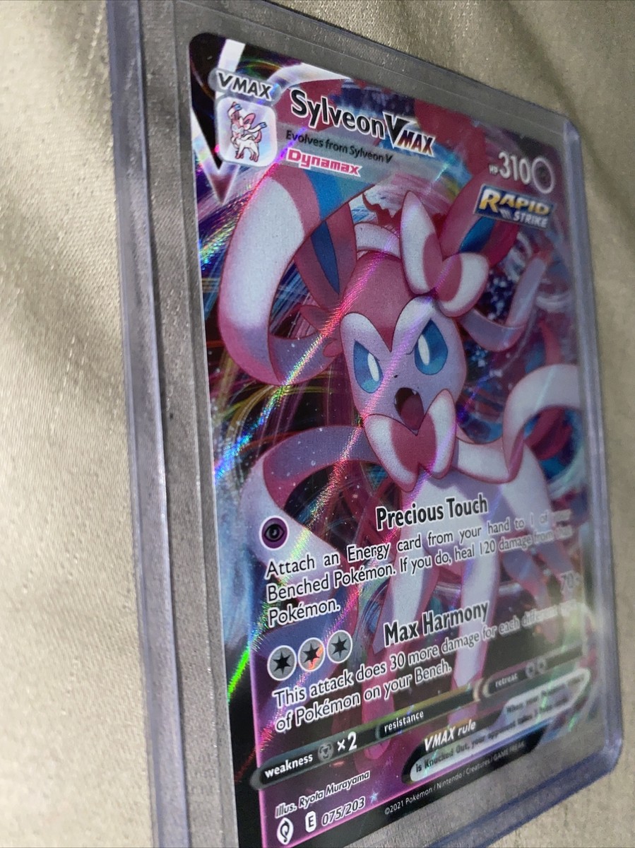 Sylveon Vmax 075/203 Evolving Skies Full Art Ultra Rare