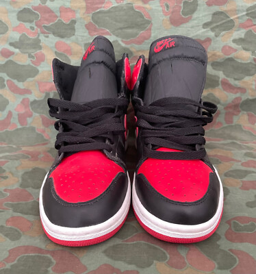 y*i様 NIKE AIR JORDAN 1 RETRO BRED 136066 Nike Air Jordan 1 Retro 2001 Bred High Black/ Red 136066-061