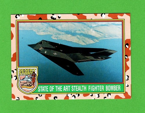 1991 TOPPS DESERT STORM COMPLETE OPEN FACTORY CARD SET 264 + STICKERS 44 MINT! - Picture 8 of 12