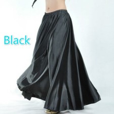 Women Dance Skirt Waltz Tango Dress Modern Ballroom Belly Flamenco Costume Skirt