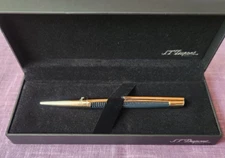 S.T.Dupon Defi Vibration Blue Ballpoint Pen wz/Box&Booklet&Guarantee Super Rare