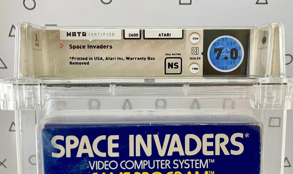 Space Invaders Sealed - Atari 2600 - WATA 7.0, NS - Blue Box Early Production - Image 2 of 4