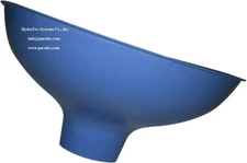 Funnel to Load Replacement Resin into a 'Mobile-Soft-Water' 10 X 2.5 Funnel (Spa