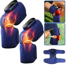 Electric Knee Massager Heated Physiotherapy  Vibration Knee Brace Pad