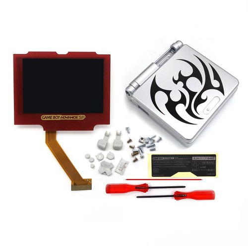 Red lens-- Easy Drop In Pre-Laminated V5 720x480 Retro Pixel LCD+Case For GBA SP - Picture 63 of 66