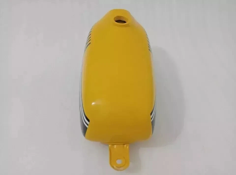FIT FOR YAMAHA YZ80 YZ80A Steel Yellow Painted Petrol Tank Model 1974 to 1979 - Image 3 of 4