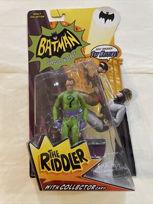 Batman DC Classic '66 TV Series THE RIDDLER 6-inch Action Figure Mattel ...