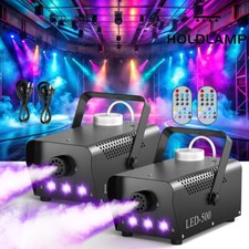 HOLDLAMP Smoke Machine 14Colorful LED Lights Effect 500W and 2000CFM Fog Remote