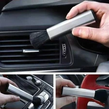 1Pcs Car Interior Cleaning Soft Brush Instrument Panel Crevice Dust Removal Tool