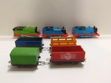 Lot of 7 Thomas & Friends Trackmaster Motorized Tank Engine 2009 Thomas & Percy