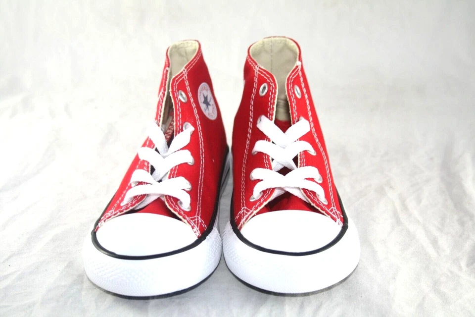 CONVERSE ХОЛСТ BABY SHOES 7J232 КРАСНЫЙ HI ПОВСЕДНЕВНАЯ ОБУВЬ МАЛЫШ - Изображение 3 из 4